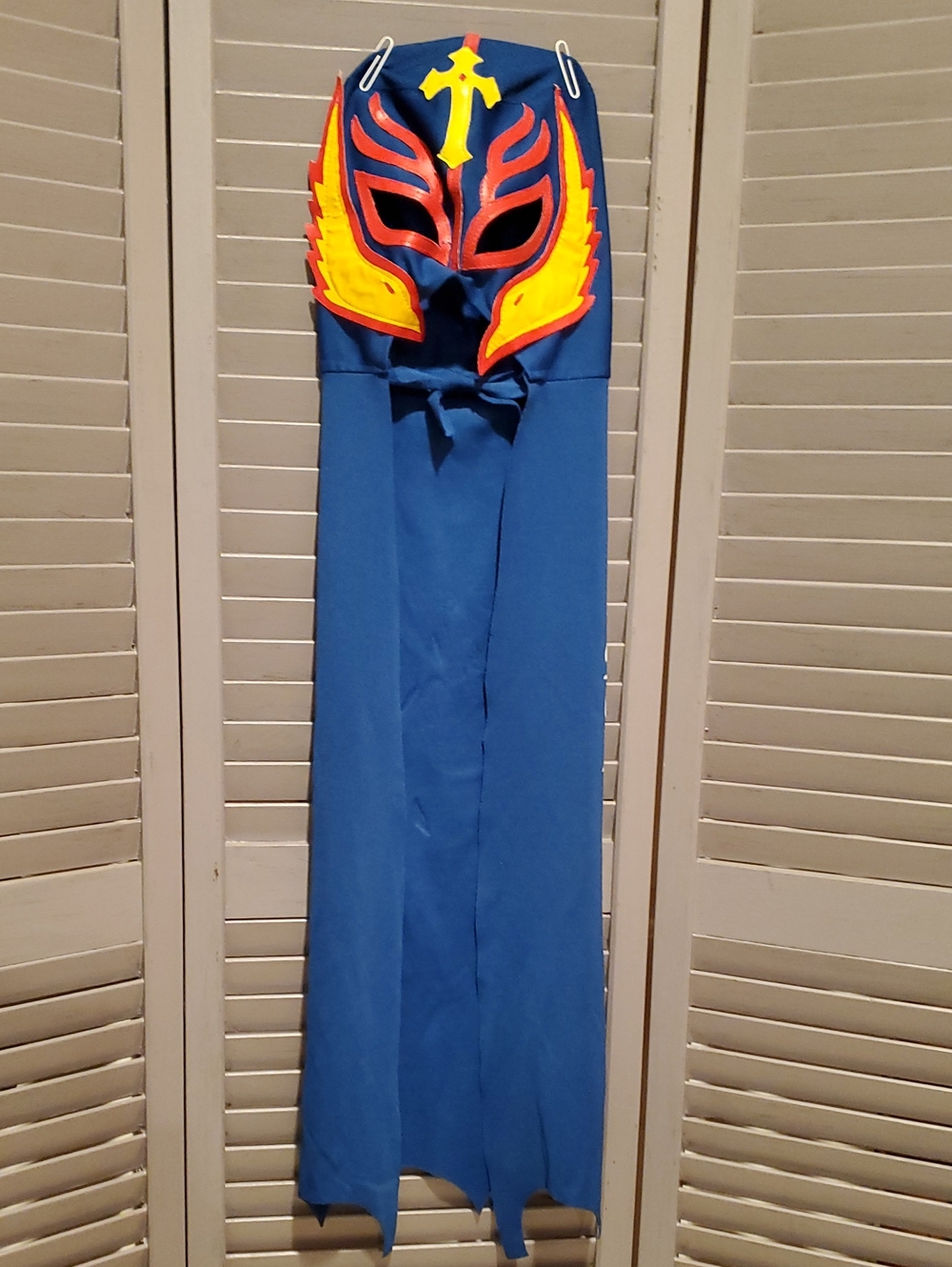 Rey Misterio jr Wrestling Luchador Mask with Cape